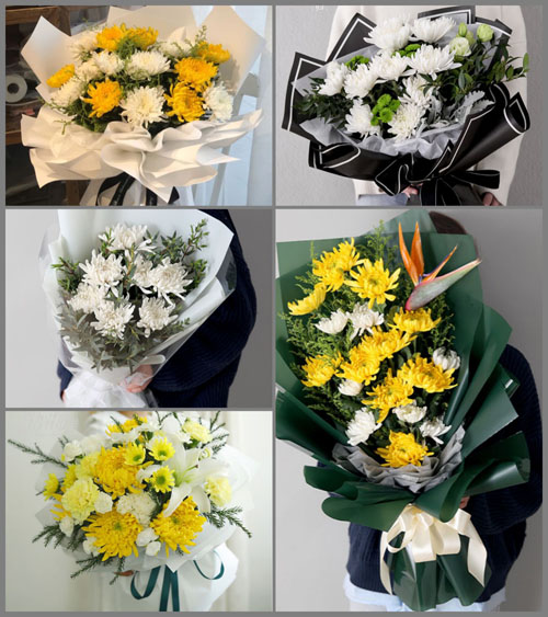 广东潮州市潮安区浮洋镇潘刘村白事花束代送
